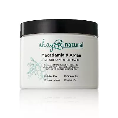 Macadamia & Argan Oil Hair Mask | Deep Conditioner Hydrates & Moisturizes | ... • $36.34