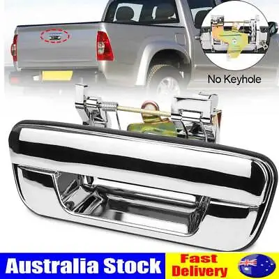 Chrome Tailgate Handle NO Keyhole For Holden Colorado RA RC/Isuzu D-MAX 2003~12 • $27.50