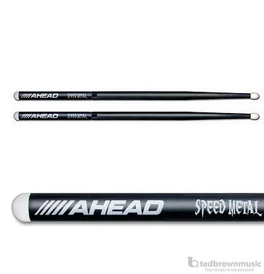 Ahead Drumsticks - JJ1 Speed Metal Aluminum Drum Sticks - Nylon Tip - 1 Pair  • $34.99
