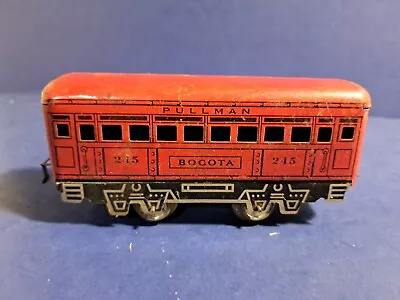 Vintage MARX O Gauge Bogota 245 Pullman  Litho Passenger Car Joy-line Coulpers • $19.99