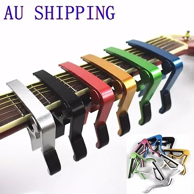 $5.25 • Buy Premium Alloy Capo Quick Change Trigger Clamp For Guitar Banjo Ukulele Mandolin 