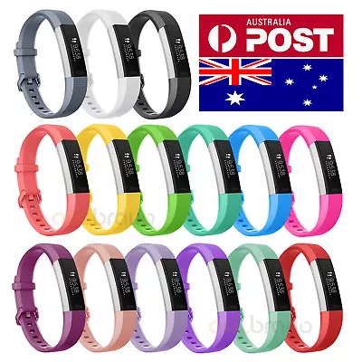 $7.95 • Buy New Replacement Silicone Wrist Band Secure Buckle For Fitbit Alta HR / Alta AU