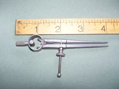 £12 • Buy Vintage Moore & Wright 4  Spring Joint Round Leg Dividers VGC (13)