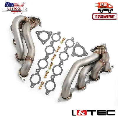 L&TEC Shorty Headers For 14-18 Chevy Silverado GMC Sierra 1500 5.3L V8 409SS • $249