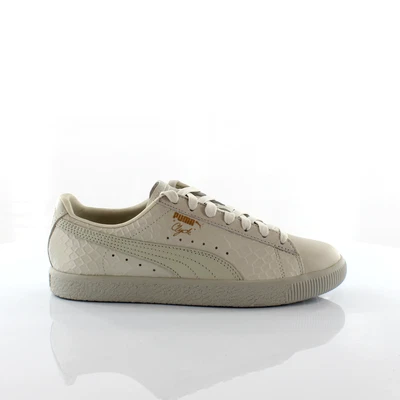 £29.59 • Buy Puma Clyde Dressed Off White Leather Mens Trainers 361704 02