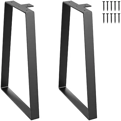 VEVOR 16 Inch Trapezoid Furniture Legs Solid Stee Set Of 2 For DIY Coffee Table • $25.59