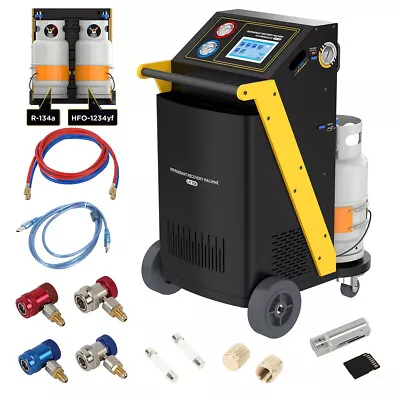 Fully Automatic Refrigerant Recovery Machine Dual System HVAC A/C Vacuum Machine • $3999