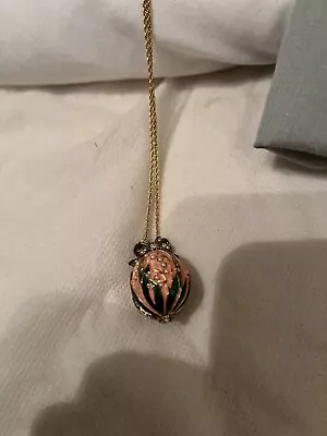 Franklin Mint Vintage House Of Faberge Egg Pendant • £30