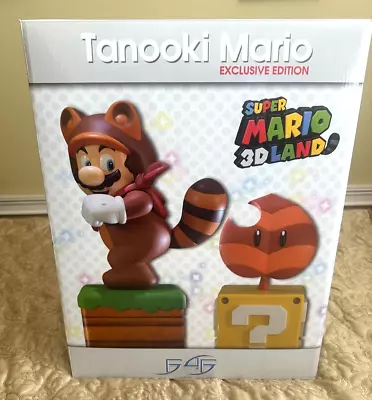First4Figures Super Mario 3D Land Tanooki Statue F4F Exclusive Edition #283 • $250