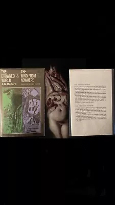 THE DROWNED WORLD By J.G. Ballard  - 1965 HCDJ 1st/BC - WIND FROM NOWHERE Rare • $25