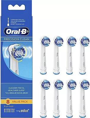 Oral-B Precision Clean Replacement Electric Toothbrush Heads Refills 8 Pack • $42.99