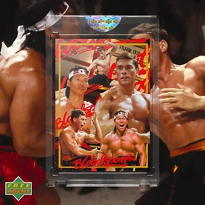 Bloodsport Custom Trading Card Jean Claude Van Damme Bolo Yeung • $15