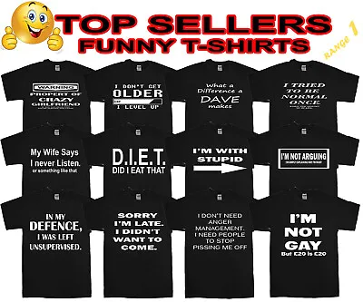 Funny Mens T-Shirts Novelty T Shirts Joke T-shirt Birthday Gift Tee Shirt Party  • £10.99