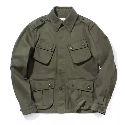 Lightweight Military U.S. Army Vietnam Jungle Camouflage Fatigue Shirt Jacket • $60