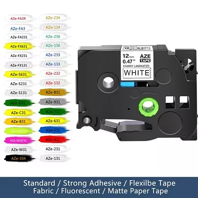 Fits Brother P-touch TZ-231 TZe-231 Tapes For Label Maker Cartridges All Colors  • $5.94