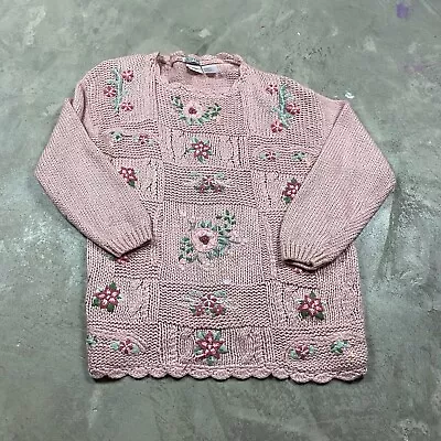 Vintage Bobbie Brooks Grandma Chic Kawaii Sweater MWomen’s 80s 90s Cottage Core • $14.99