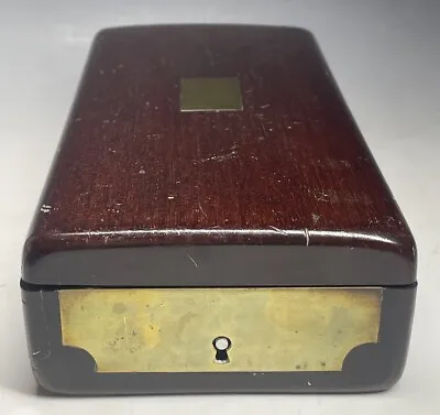 Antique 19th C. Mahogany Surgeon Rear Hinge Wooden Doctor's Box Medical • $265
