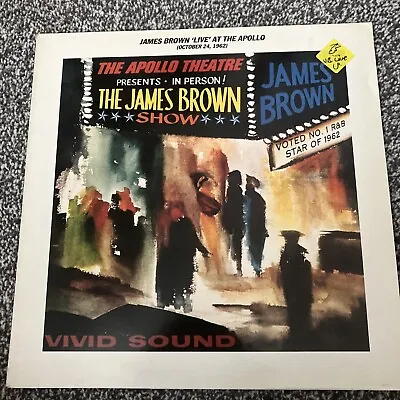 Live At The Apollo [LP] By James Brown & His Famous Flames (Record 1990) • £20