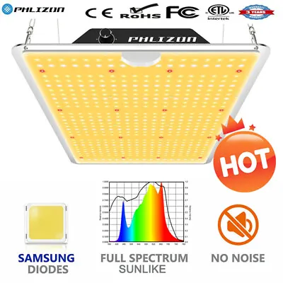 Phlizon 1000W Samsung LED Grow Light IR Full Spectrum DimmableI Ndoor Plant Lamp • $59.12