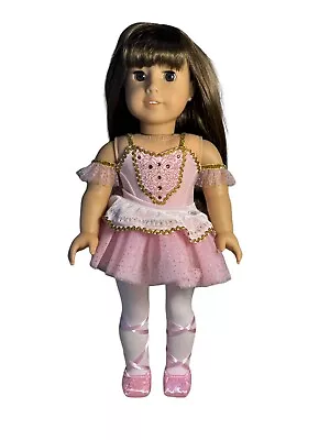 American Girl Doll Truly Me 13? Long  Brown Hair Brown Eyes  Teeth 1005 Ballerin • $11.50