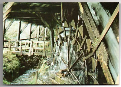 FINCH FOUNDRY MUSEUM DEVON Unused Postcard STICKLEPATH OKEHAMPTON Water Wheel • £1.50