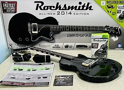 $179.99 • Buy 2014 Epiphone Les Paul Junior RockSmith Real Guitar Bundle (Xbox, 360) Tested!