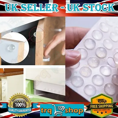 £2.86 • Buy Self Adhesive Rubber Feet Clear Bumper Pads Cupboard Door Silicone Bumpers Stops