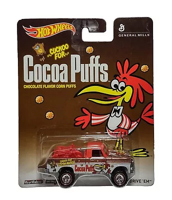 Hot Wheels 2013 Cocoa Puffs Texas Drive'em 4x4 Ford F100 Redline Real Riders  • $15.95