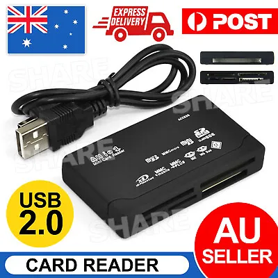USB 2.0 All In One Multi Memory Card Reader TF MS M2 CF XD Micro • $7.35