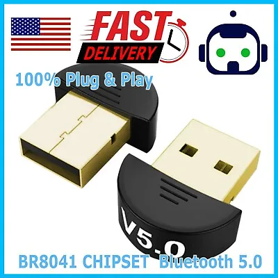 USB Bluetooth 5.0 Wireless Audio Music Stereo Adapter Dongle Receiver For TV PC • $2.95