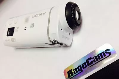 SONY HDR-AZ1 MODIFIED PAINTBALL CAMERA TELE-PHOTO 16mm ZOOM LENS BY RAGECAMS • $249.99