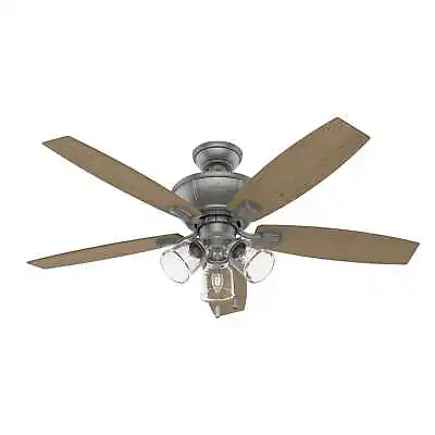 Hunter 52 In Darlington Indoor Ceiling Fan With LED Edison Light Pull Chain • $99.99