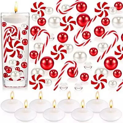 MTLEE 2124 Pieces Christmas Vase Filler Floating Pearls For Christmas Candyland • $27.49