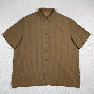 5.11 Tactical Shirt Mens XL Brown Orange Concealed Carry Utility Prepper Outdoor • $20