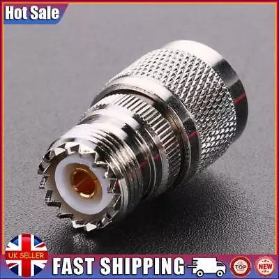 N Type L16 Male To UHF SL-16 PL259 Female Connector For High Frequency Antenna • £5.79