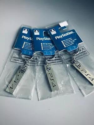 Ps4 Sony Playstation 4 Logo Metal Keychain Key Ring New • $15.99