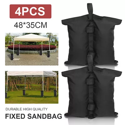 Foot Leg Pole Sandbag Gazebo Large Weights Marquee Market Stall Sand Bags 4Pcs • £11.95