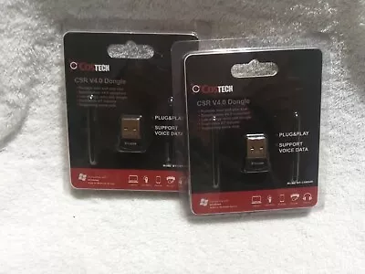 Costech Bluetooth 4.0 USB Adapter Gold Plated Micro Dongle 33ft/10m 2 New • $10