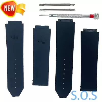 25mm*19mm Rubber Strap Band For Hublot H BIG BANG Fusion With Screwdriver Tool • $13.90