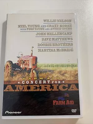 Farm Aid Concert For America (DVD 2002) | Willie Nelson Neil Young Many More • $12.34