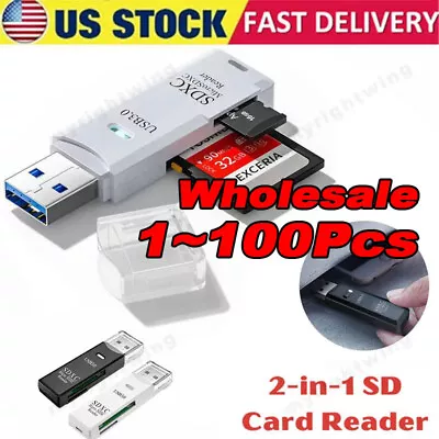 USB3.0 SD Card Reader For PC Micro SD Card To USB Adapter For Camera MemoryC Lot • $213