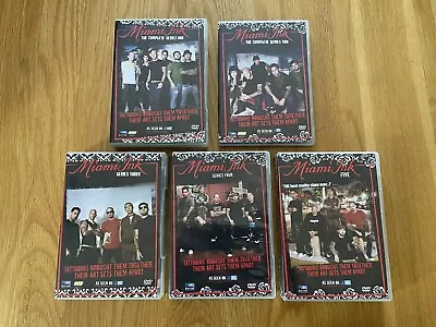 Miami Ink Seasons 1 - 5 Complete Sets *DVD* • £30