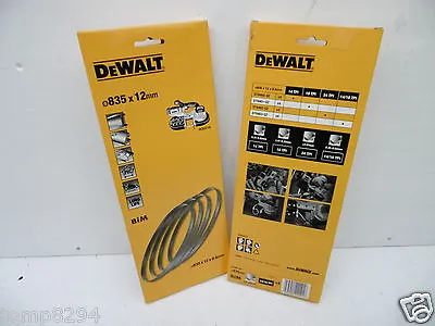 £30.80 • Buy DeWalt DT8463 Pack Of 4 Bandsaw Blades 14/18 TPI For Use With DCS371 18V Bandsaw