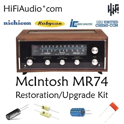 McIntosh MR74 Tuner Restoration Recap Repair Service Rebuild Kit Capacitor • $95
