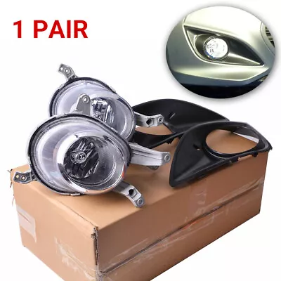 Pair Halogen Fog Light Fog Lamp Cover For Hyundai Veloster Turbo 2013-2016 1.6L • $144.99