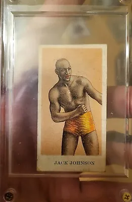 $815 • Buy 1909 E75 American Caramel Jack Johnson Rookie Boxing Prize Fighter Card