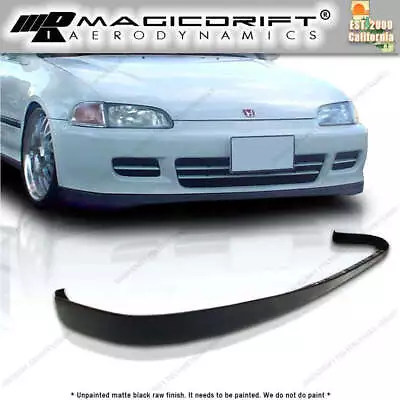 For 92-95 Honda Civic EG6 EG OE SiR Style Front Bumper PU Lip Body Kit 2D Or 3D • $59.99