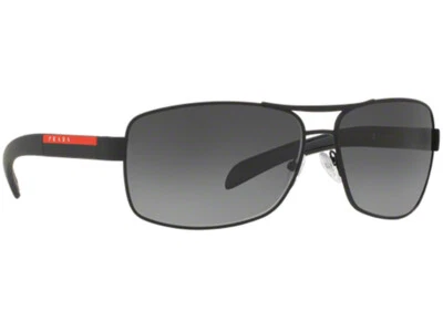 $269.99 • Buy POLARIZED Genuine PRADA Matte Black Metal Sunglasses SPS 54I DG0 5W1 PS 54IS 541