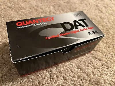 Box 10 Quantegy R-34 Professional Studio Series DAT Digital Audio Tape Sealed • $100