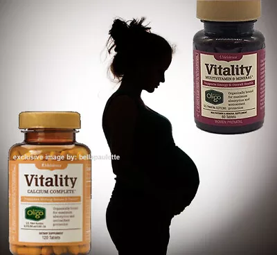 Melaleuca Vitality Pack Prenatal Multivitamin & Calcium Complete - Sealed! • $48.87